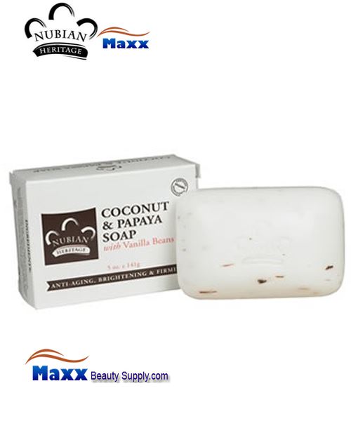 Nubian Heritage Coconut & Papaya Soap 5 oz